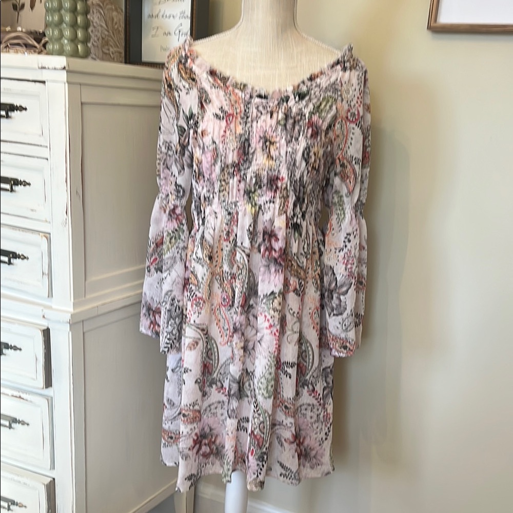 Floral Off-Shoulder Dress